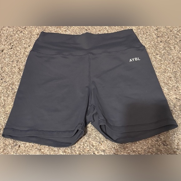 AYBL Blue High-Waisted Shorts - Picture 1 of 3